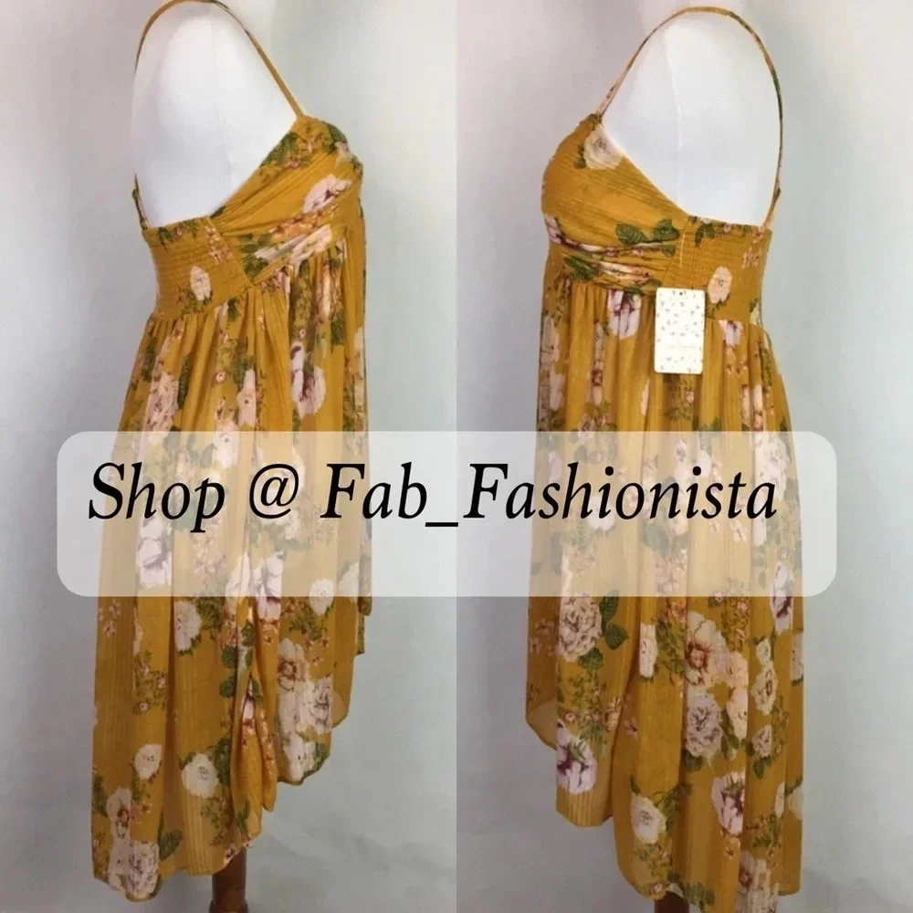 Free People floral Tunic dress size Xs